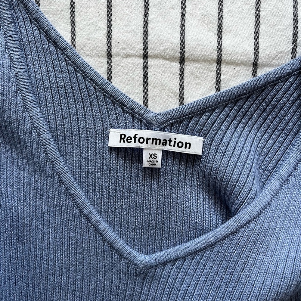 Reformation Ran Cotton Sweater Tank - Picture 6 of 6